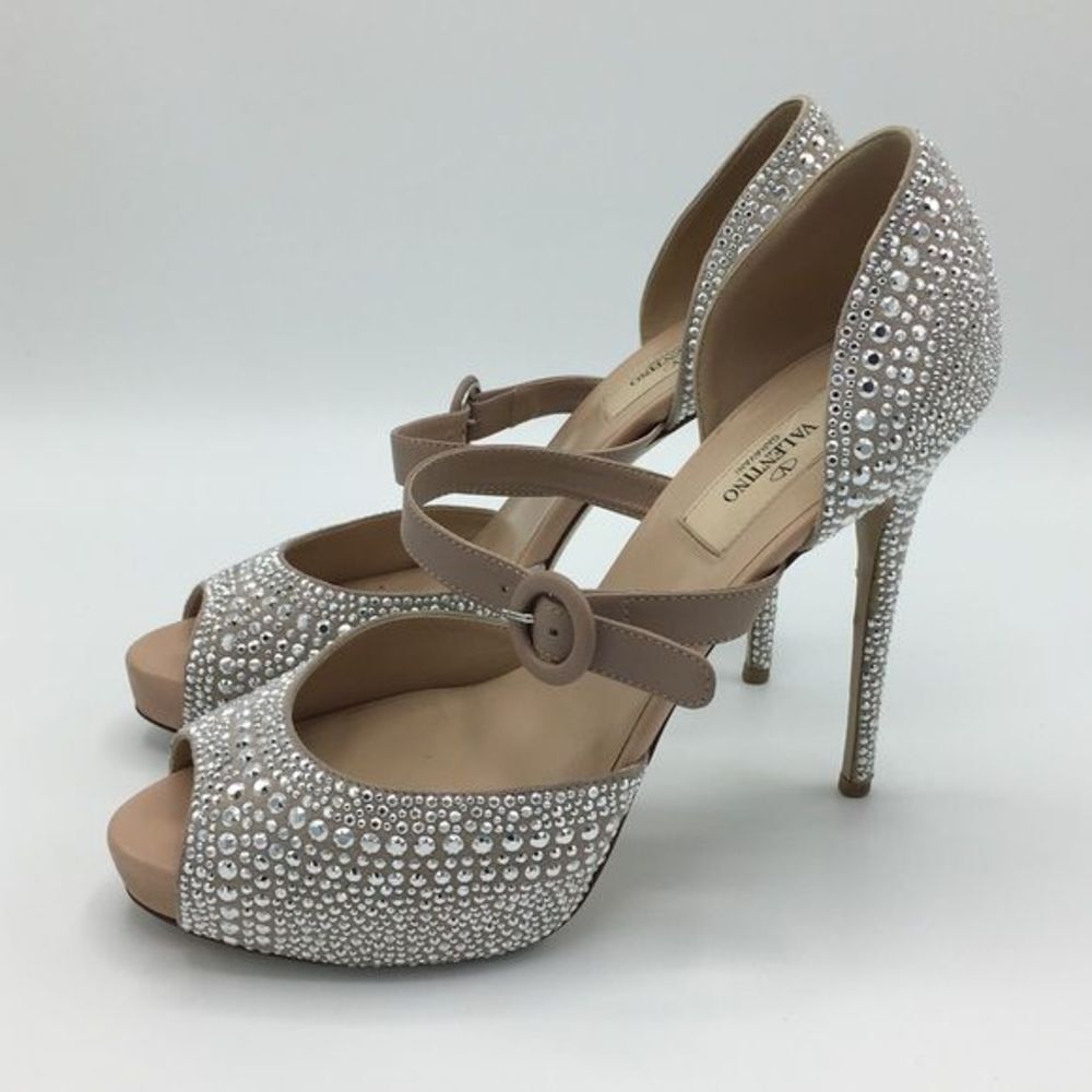 VALENTINO rare studded platform heels